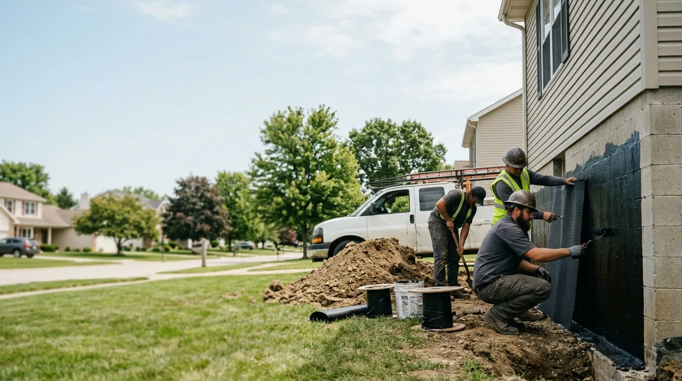 Basement Waterproofing in Fredericktown, OH near me